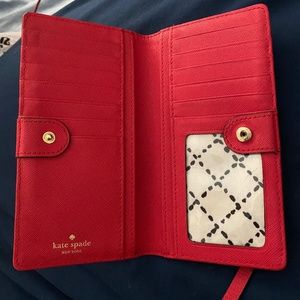 Kate Spade Stacy Red Wallet